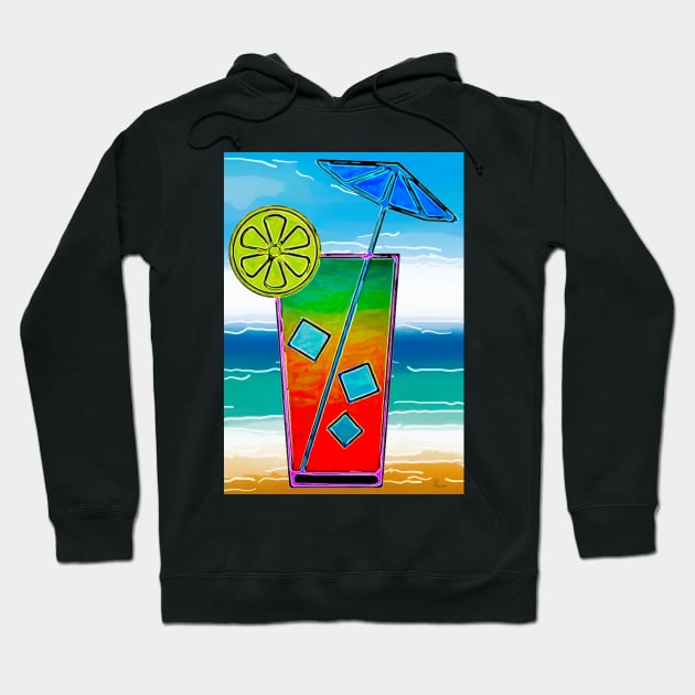 One on the beach Hoodie by cannibaljp
